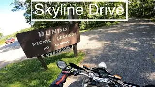 Bike Ride - Yamaha XT250 - Dundo Picnic Grounds | Skyline Drive, VA | 25.Sep.2021