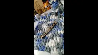снуд из alize puffy / как вязать простой узор / tutorial / руководство