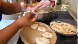 Receta Tortitas de papa y pollo Facil y rapido