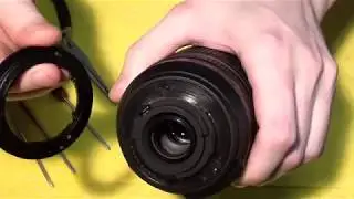 Как заменить сломанный байонет объектива Nikon 18-105 mm, 18 55 mm