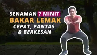 Senaman 7 Minit Bakar Lemak Cepat Pantas & Berkesan |  Noriman Ramli