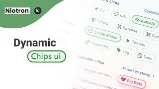 Dynamic Chip Ui Design On App Inventor Platform | Kodular | Niotron | Android Builder