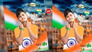 26 January Photo Editing||PicsArt 26 January Photo Editing||Republic Day Photo Editing