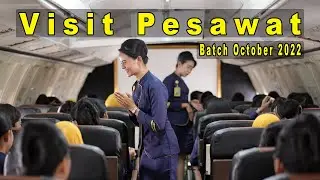 Kunjungan Ke Pesawat - Batch October 2022 #sekolahpramugari #pramugari #sekolah #pesawat #sekolah