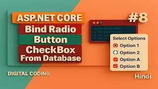 Bind Radio Button & CheckBox from DB in ASP.NET Core MVC 6/7/8 using Model | Dynamic Form Controls