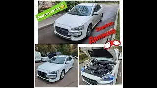 Замена Двигателя на Lancer 10