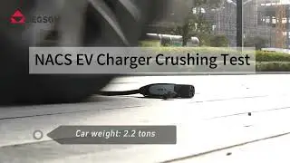 NACS EV Charger Crushing Test #degson