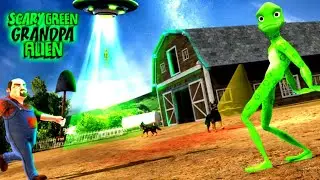 Scary Green Grandpa Alien Android Full GamePlay