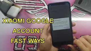REMOVE GOOGLE ACCOUNT XIAOMI REDMI NOTE 8 BYPASS FRP LOCK