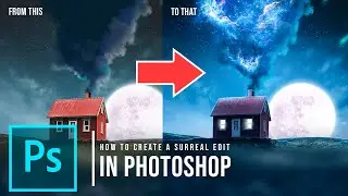 SPEED ART: Creating a fantasy artwork in PHOTOSHOP | QUICK & EASY blending techniques