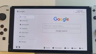 how to get Google on Nintendo switch oled/Nintendo switch