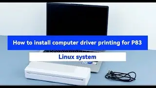 Vretti P83 How to install computer driver printing on Linux system