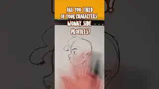 FIX your white characters' WONKY side profiles 😬 #artpractice