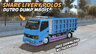 Share livery bussid mod dutro dump truck mbois, free download || Bussid V4.2