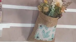 Decoração -Diy Saquinho de Juta