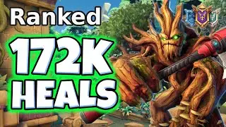 172k Healing GROVER Gameplay (Rampant Blooming) Paladins Ranked