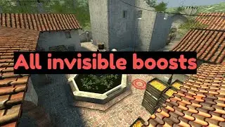 All invisible boosts and parkour on the de_inferno map | CS:S V34