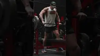 245 lbs Bench Press x5 #shorts