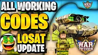 🔥*NEW* ALL WORKING LOSAT UPDATE CODES FOR WAR TYCOON! ROBLOX WAR TYCOON CODES