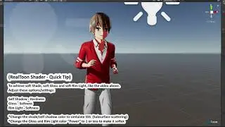 (RealToon - Quick Tip) Achieve soft Shade, soft Gloss and soft Rim Light