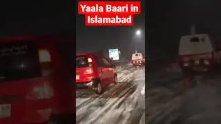 Rain & Snow in Islamabad #snow #snowfall #rain