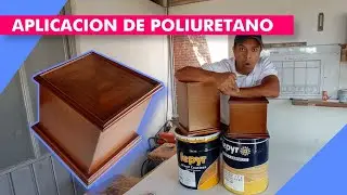 Application of Polyurethane for Ash Urns / Bottom and Semi-Matte 