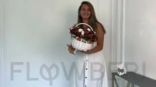 Пионы в корзине на сайте FlowBeri №6
