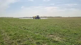 Подготовка поля под сев крапивы двудомной.