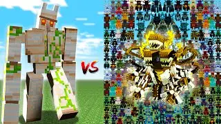 ULTRA MUTANT IRON GOLEM vs 270 ALL WARDENS!