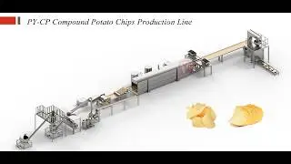 PY stackable /compound potato chips machine