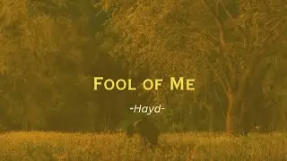 [lyrics\vietsub] Fool of Me - Hayd ✨