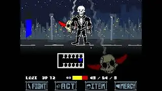EmptyLife papyrus fight phase1 half damage clear