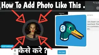 How To Add Photo/Avatar in Streamyard in place of Video Feed.Streamyard pe photo Kaise Lagaye Hindi