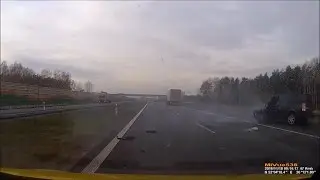 Land Rover влетел в фуру