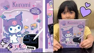 UNBOXING SCRATCH BOOK KUROMI
