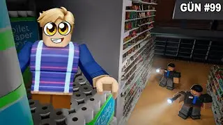 We Hid in the Market at Night! - Roblox