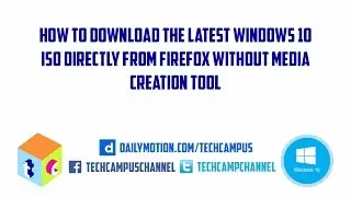 How to Download Windows 10 iso file from Microsoft without media creation tool