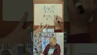 Math practice problem: adding fractions