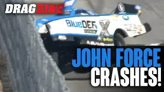 John Force And J.R. Todd Tangle In Wild Funny Car Crash At The 2023 Winternationals