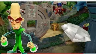 Crash Bandicoot - Rolling Stones - All Face Tokens and Gem (N'Sane Trilogy)
