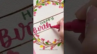 DIY Birthday Card in 60 Seconds! Quick & Easy Tutorial 