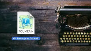 Narrative Script Writing in Linux with Fountain