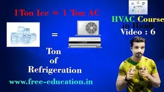 Ton of Refrigeration (HVAC Course in Hindi) Video 6