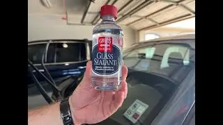 Windshield Glass Sealant Application