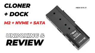 Clona i tuoi Hard disk Sata + SSD + M2 NVMe: Il Dock di piccole dimensioni, facile a usare