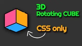 Amazing Rotating Cube Loading Animation with CSS | Creative 3D Effect Tutorial | csPoint