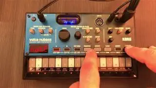 KORG volca nubass - Analogue bass synthesizer with Nutube -  1st Jam