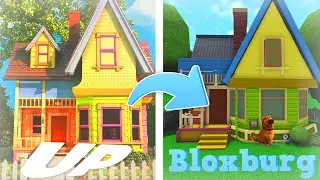 Building the UP House in Bloxburg!