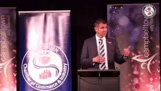 The Hon. Mike Baird MP - Premier of NSW - The Ingleburn Chamber of Commerce