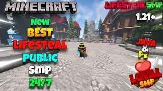 Best New Public Lifesteal Smp For Minecraft 🏆 | pocket + Java | 24/7 online | free to join smp 🔥